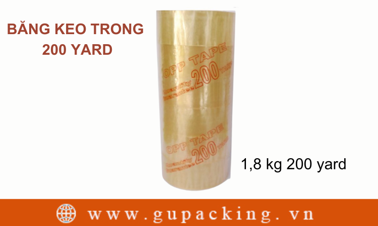 Băng Keo Trong 200 yard