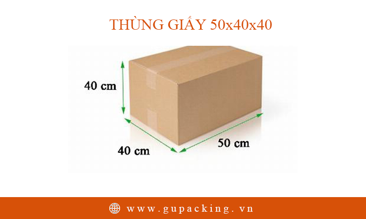 Thùng giấy 50x40x40